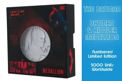 Figurine DC Comics the batman metal medallion ltd ed